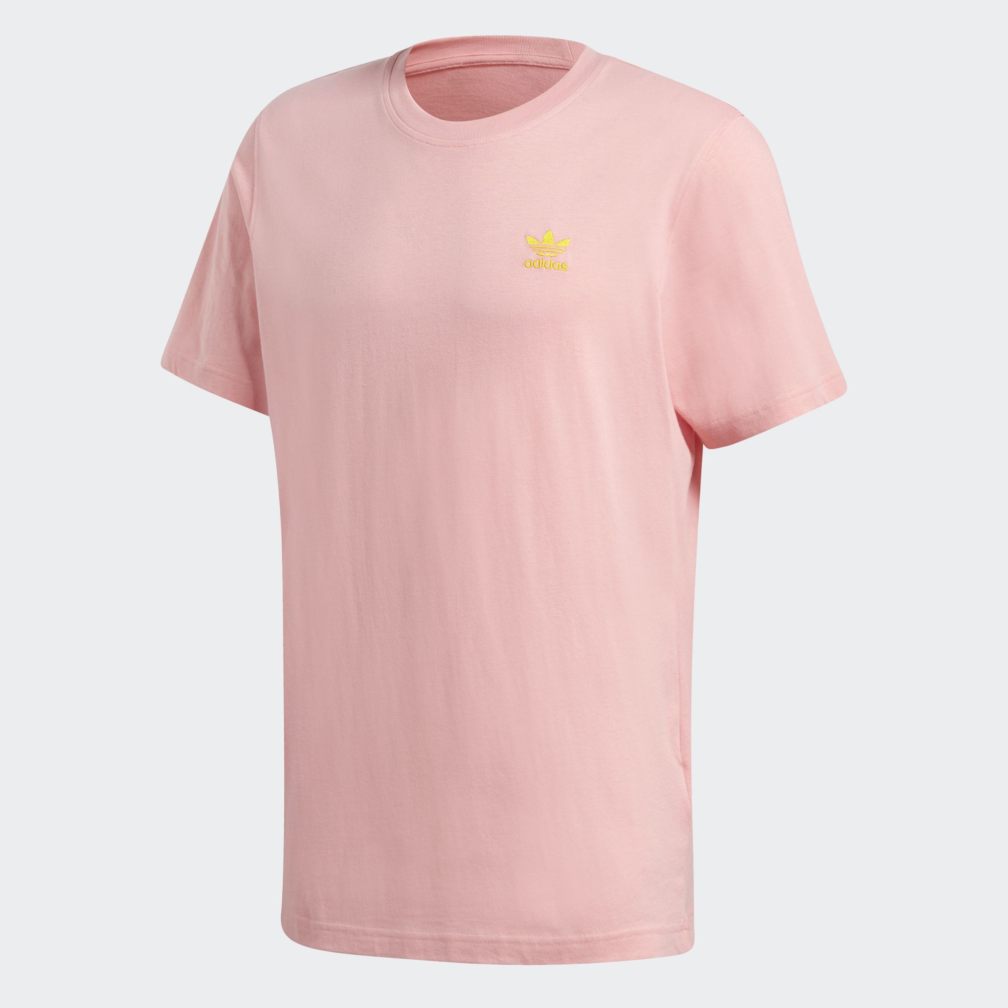 mens pink adidas originals t shirt
