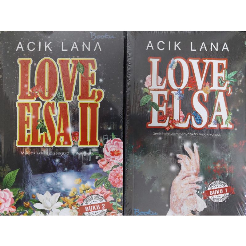 Ready Stokkkkkkkkk Kombo Novel Love Elsa Love Elsa 2 By Acik Lana Shopee Singapore