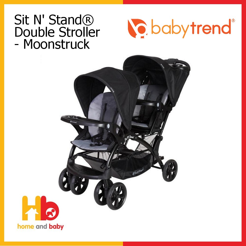 sit n stand double stroller