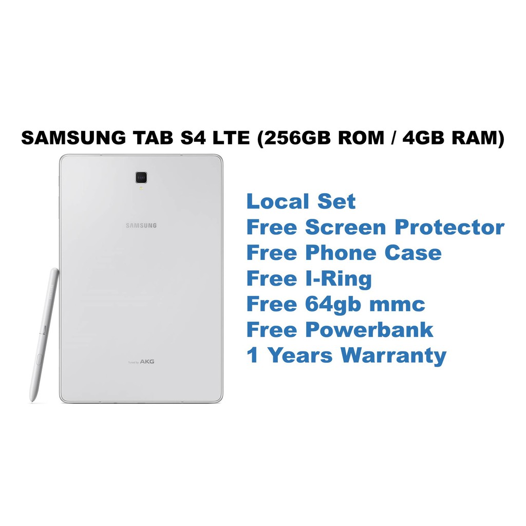 samsung tab s4 lte 256gb