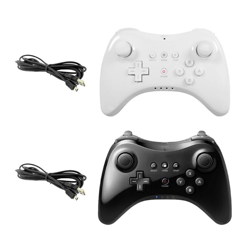 R Wii U Pro Wireless Bluetooth Gamepad Gaming Remote Controller Classic Joystick Shopee Singapore
