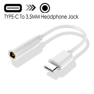 10cm Type-C to 3.5mm Jack Earphones Cable USB C to 3.5mm Headphone Audio Adapter For Mobile Phones