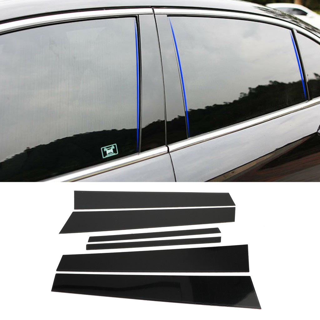 honda accord black window trim