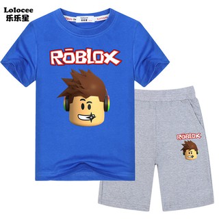 Big Boys Roblox Games Clothes Sets Tshirts Shorts Cotton Kids Sets Shopee Singapore - big games t shirt roblox