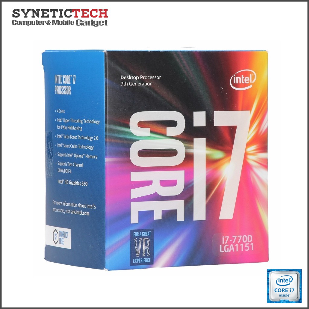 Intel Core i7-7700 i7 7700 Processor 8M Cache, up to 4.20 GHz Socket ...