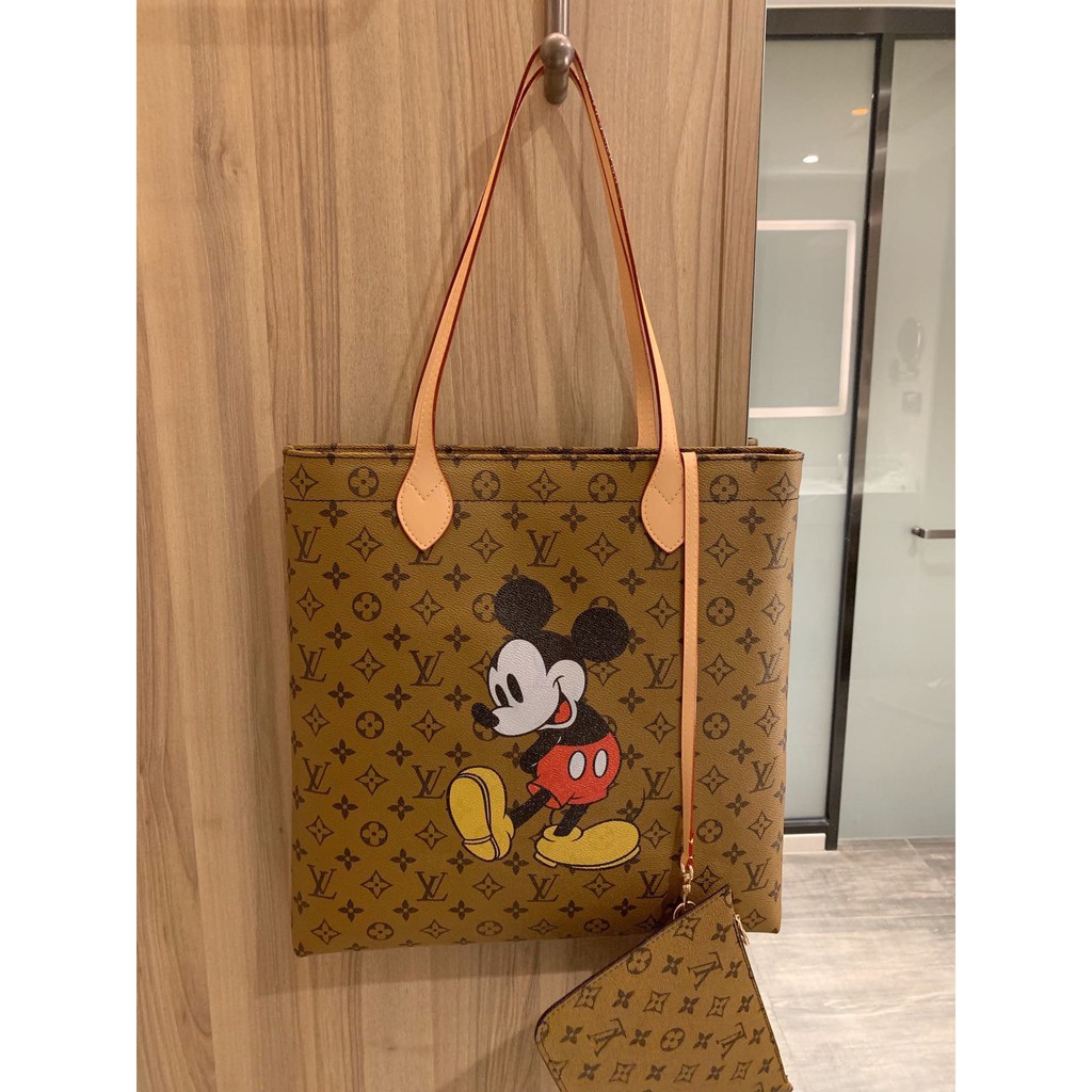 Lv 2020 series limited Mickey new shopping bag new NEONOE handbag shoulder bag Louis Vuitton ...