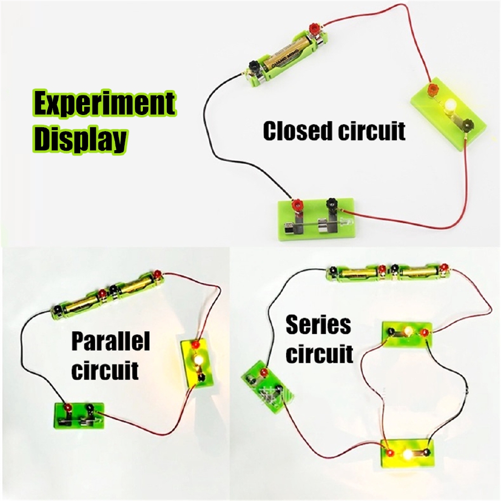 Electric Circuit Kits Children School Science Toys DIY Montessori Learning HK2 