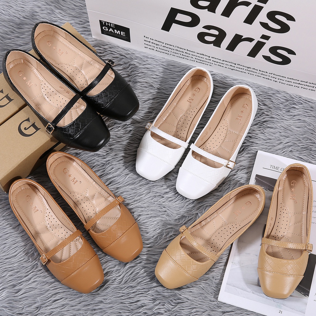 【AhSin】 Fashion Women Doll Shoes Office Flat Shoes Daily Loafer GM78-22