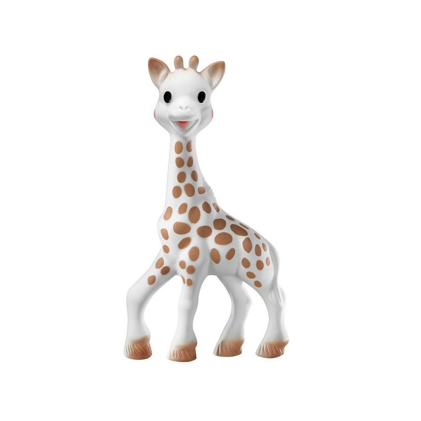 rubber giraffe baby toy