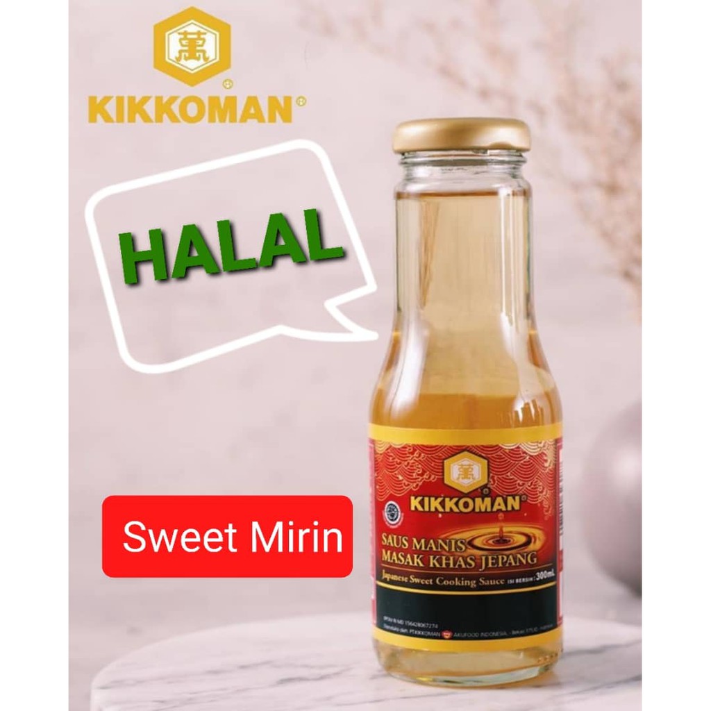 Shop Malaysia Halal Mirin Halal Kikkoman Japanese Sweet Cooking Sauce 250g 2l Shopee Singapore