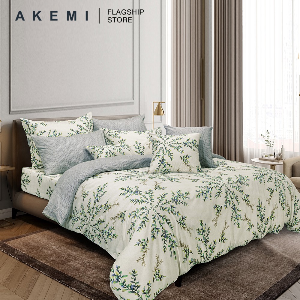 AKEMI Cotton Select Affluence Krizza (Quilt Cover Set) Shopee Singapore