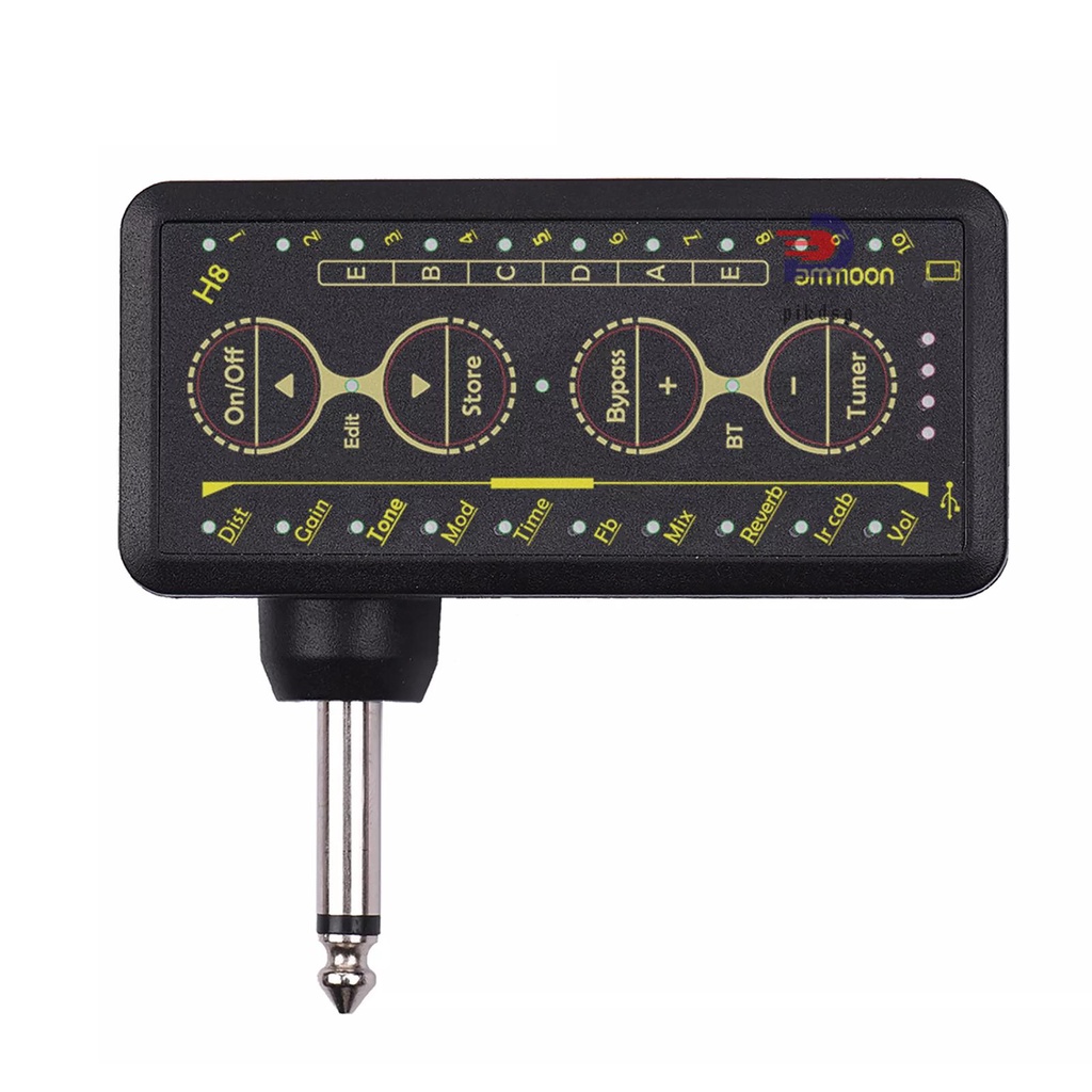 PDay ammoon Multieffects Guitar Headphone Amplifier Rechargeable