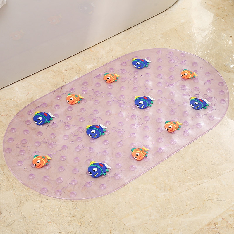 Bathtub Mats Nonslip Children's Bath Mat With Suction Cups Cartoon