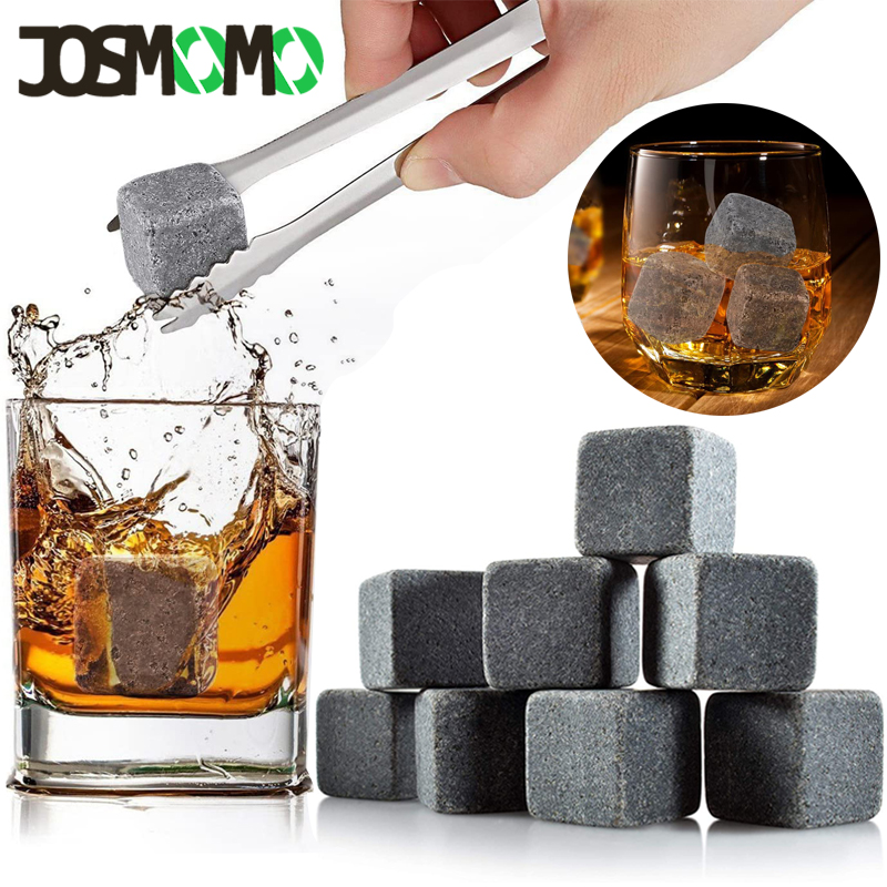 Whiskey Stones Chilling Rocks Ice Cubes Wine Bourbon Scotch Soapstone