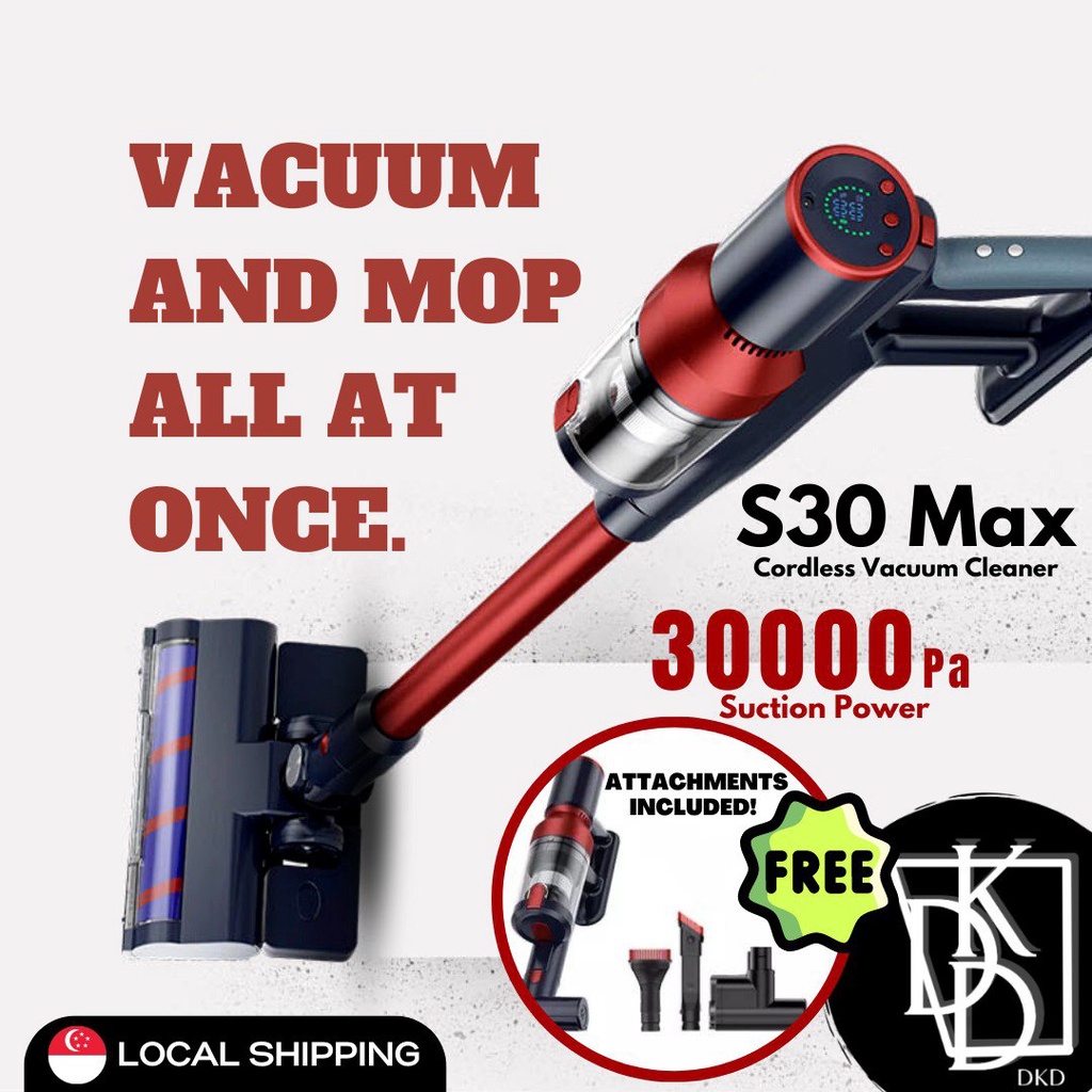 [SG STOCK] (10.10 SALE BEST PRICE) Spartan S30 Max 30kPa High Suction