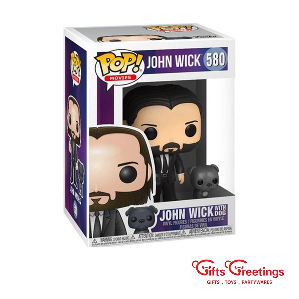 john wick action figure with dog