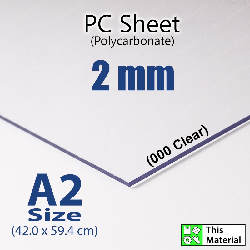 Shop Malaysia Pc Sheet 2 Mm A2 Pc Sheet Polycarbonate Sheet Shopee Singapore