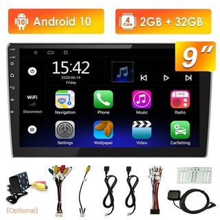 [Promotion] 9 Inch 2G+32G Android 10 Car Multimedia Player 2 din car Stereo with GPS Navigation Bluetooth FM Radio head unit Suppport Rear Camera