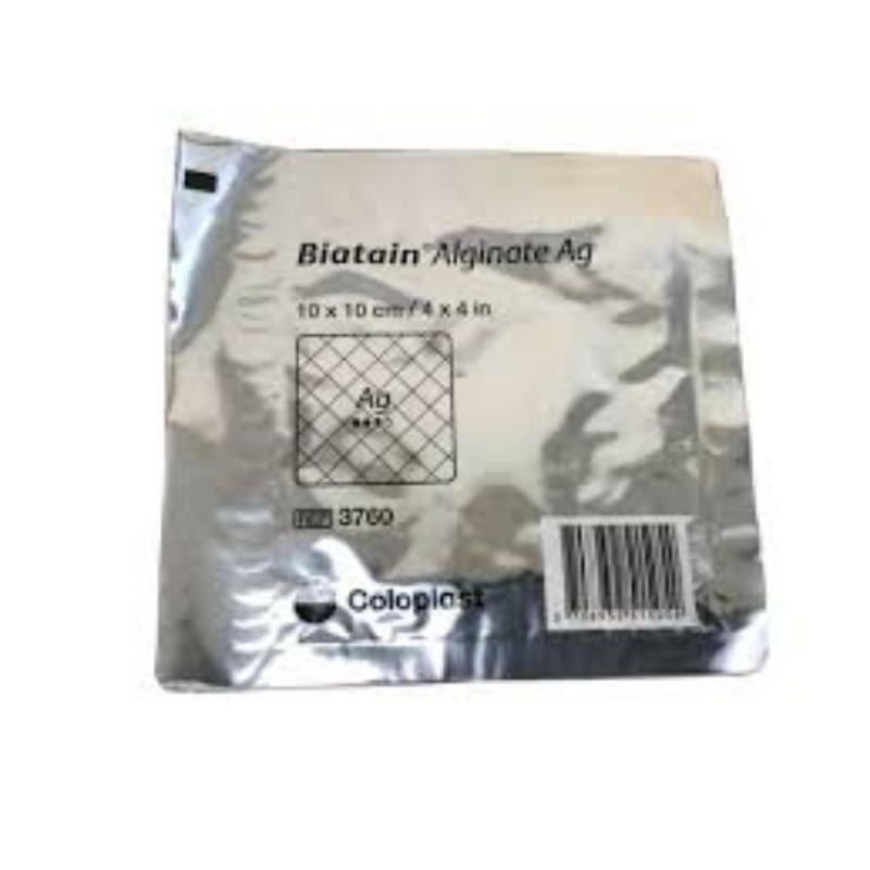 Coloplast Biatain Alginate Ag 10 x 10cm - 3760 | Shopee Singapore