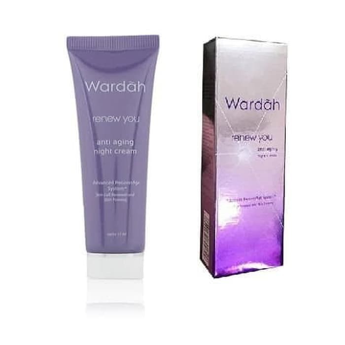 wardah renew you anti aging night cream