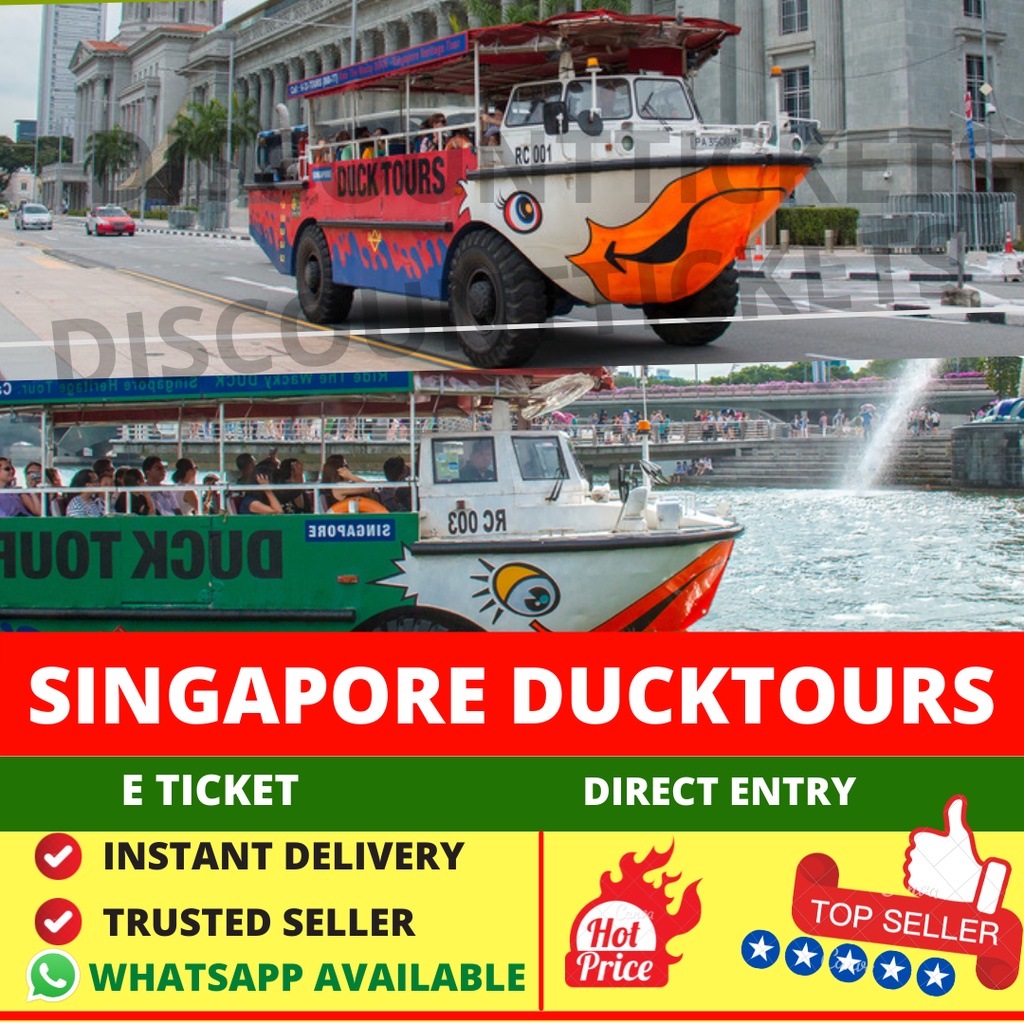 Singapore DUCK Tour DUCKTOUR Singapore Boarding & Take the boat at