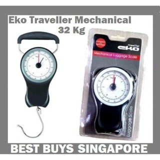 Eko Traveller Mechanical Baggage Luggage Weighing Scale with Hook 32 kg