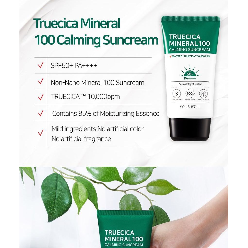 Shop Malaysia Some By Mi Truecica Mineral Calming Tone Up Suncream 50ml Spf50 Pa Somebymi Glam Shopee Singapore