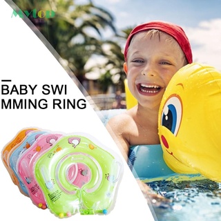 [mytop]Inflatable Baby Neck Ring Adjustable Life Buoy Float Circle Color Random #2