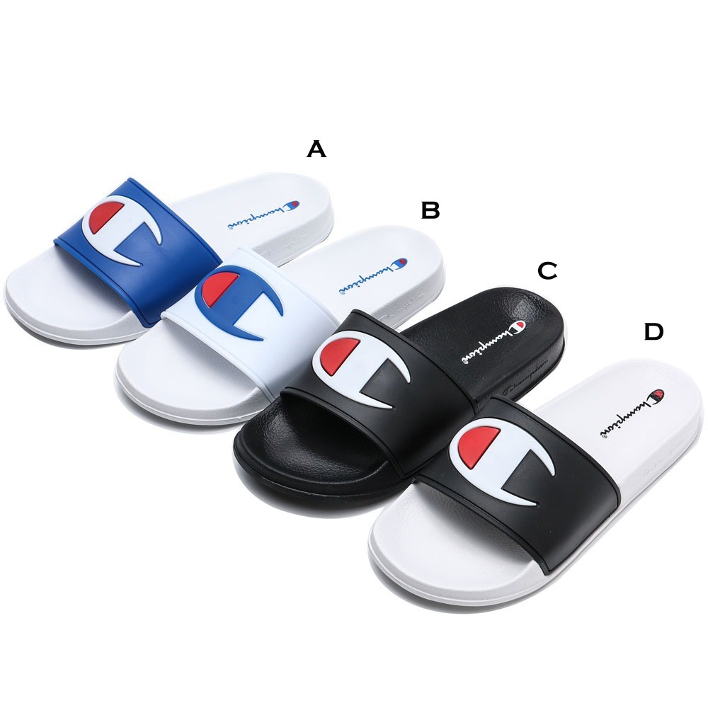 champion slippers white