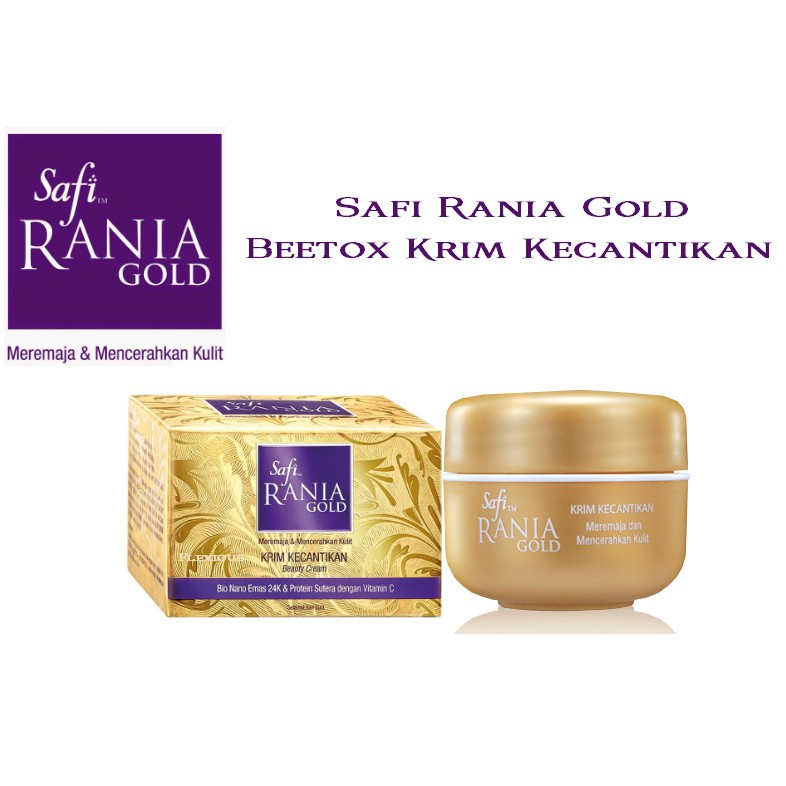 Safi Rania Gold Krim Pelembap Siang Spf25pa Widuri Mall