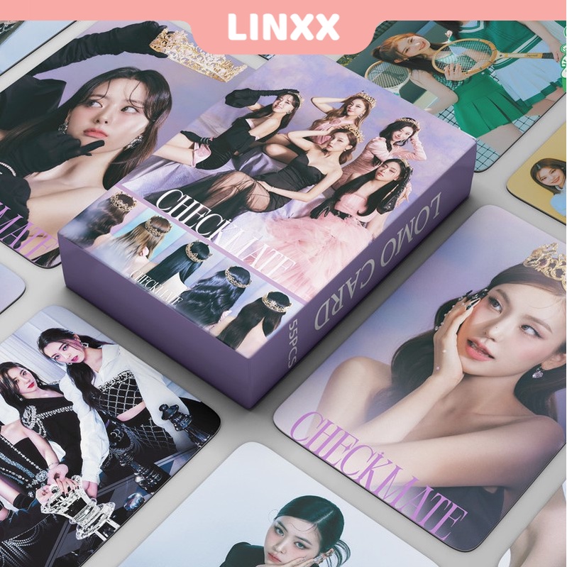 LINXX 55 Pcs ITZY CHECKMATE VOLTAGE IM NAYEON Album Lomo Card Kpop ...