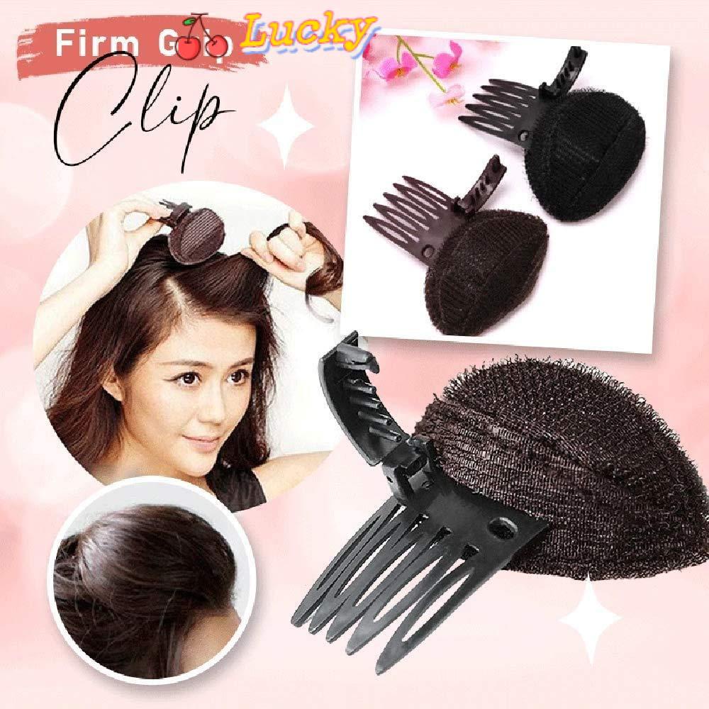 4pcs Puff Hair Head Cushion Invisible Volume Hair Base Fluffy Hair Clip  Sponge Clip Bun Diy Hair Styling Tool For Women Girl's Hair Clip AliExpress  | Perfect Puff Hair Head Cushion, Invisible