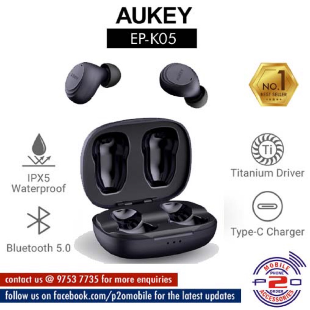 aukey true wireless earbuds price