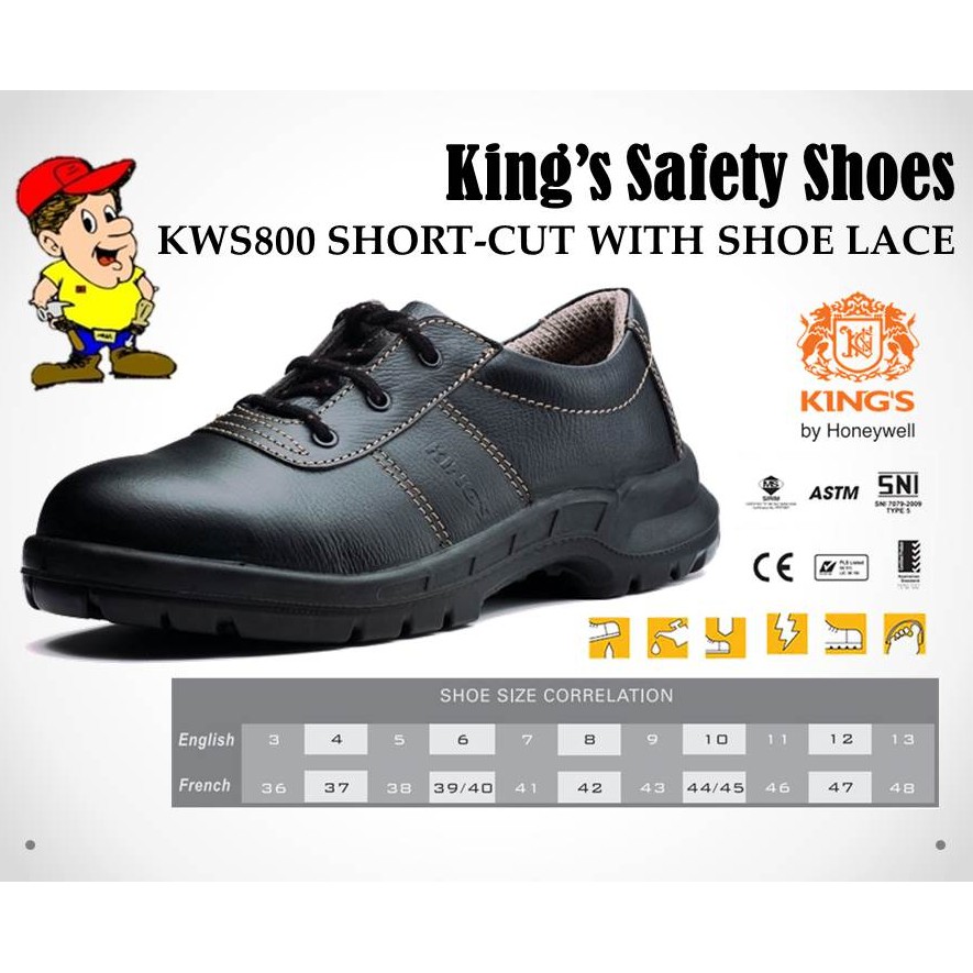 Kings Safety KWS800 Shoes Shopee Singapore