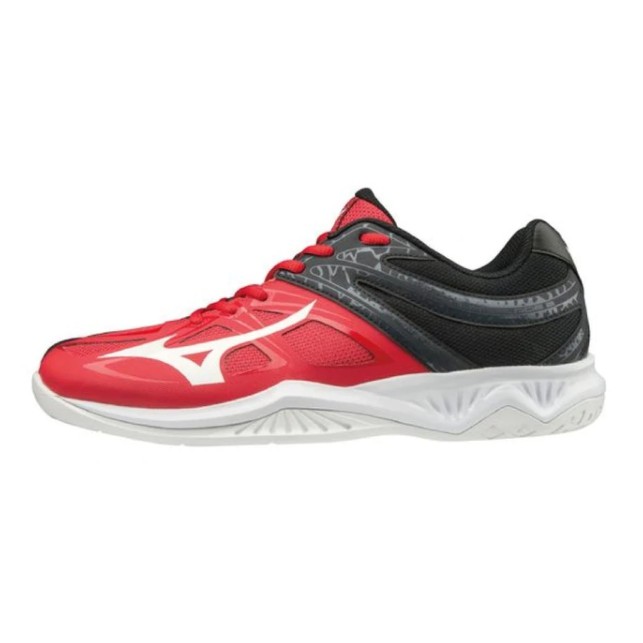 red mizuno shoes