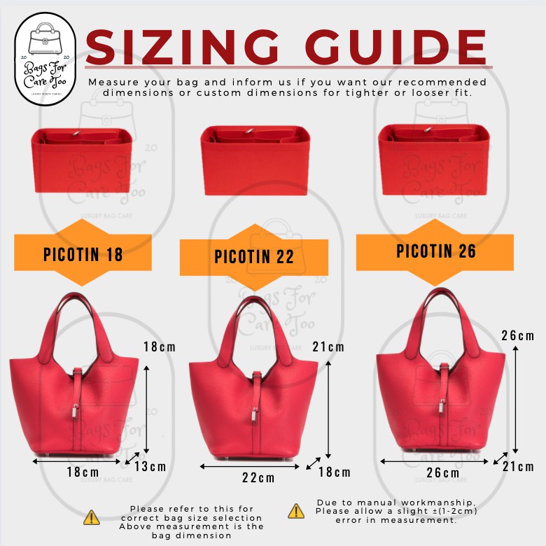 picotin size guide