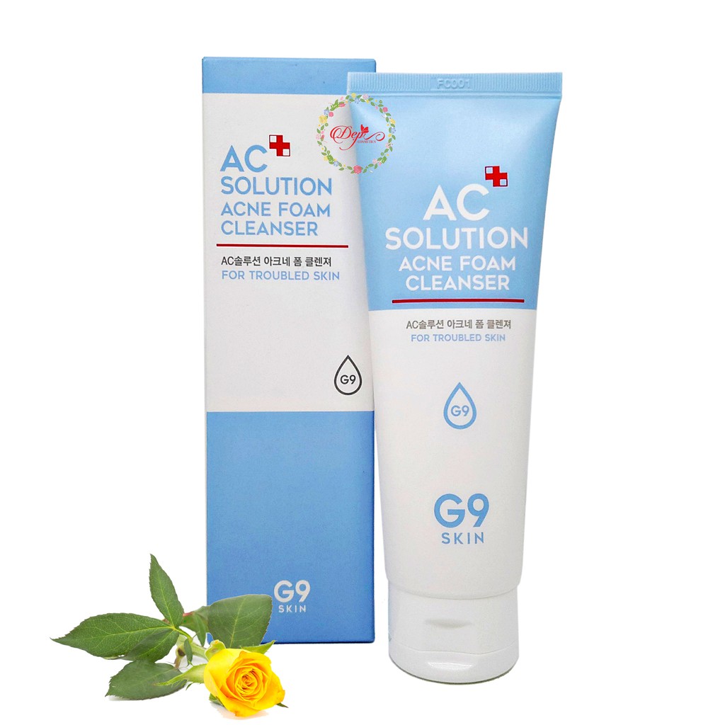 ac solution acne foam cleanser