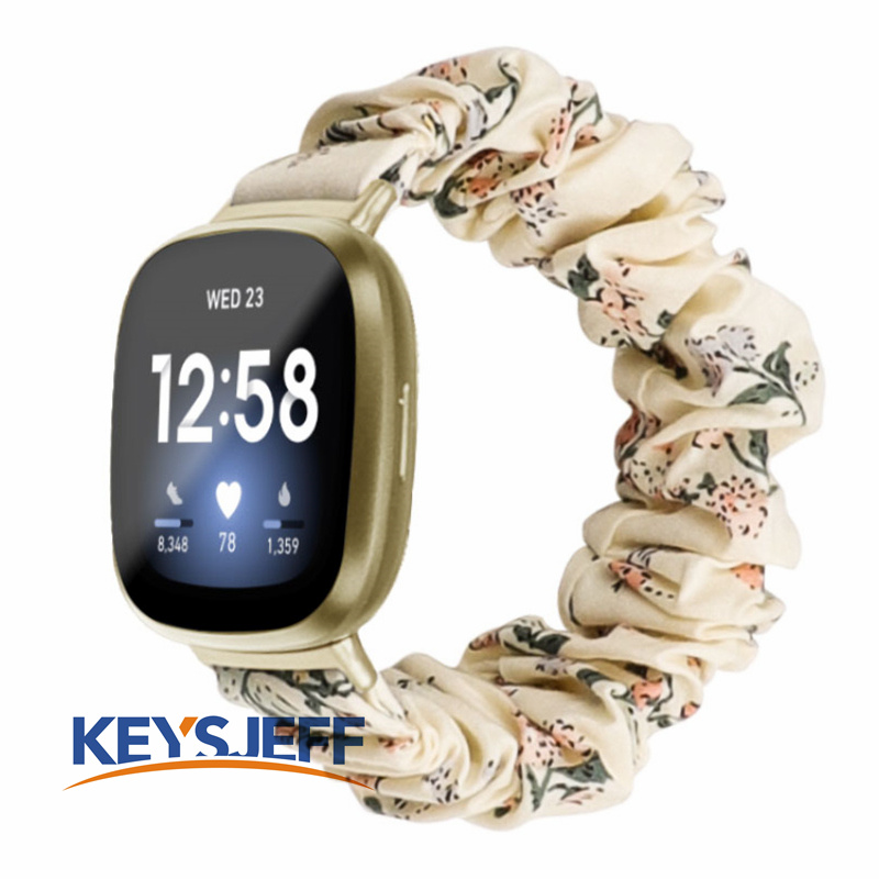 scrunchie fitbit versa band