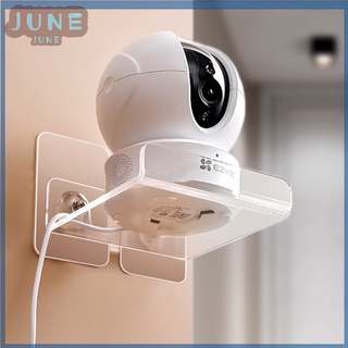 Camera Stand Free-Punch Projector Acrylic Clear Wall-Mounted Floating Bracket Home Monitoring Shelf
