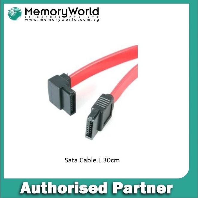 SATA CABLE - Right L Shape SATA Connector to SATA connector | Shopee ...