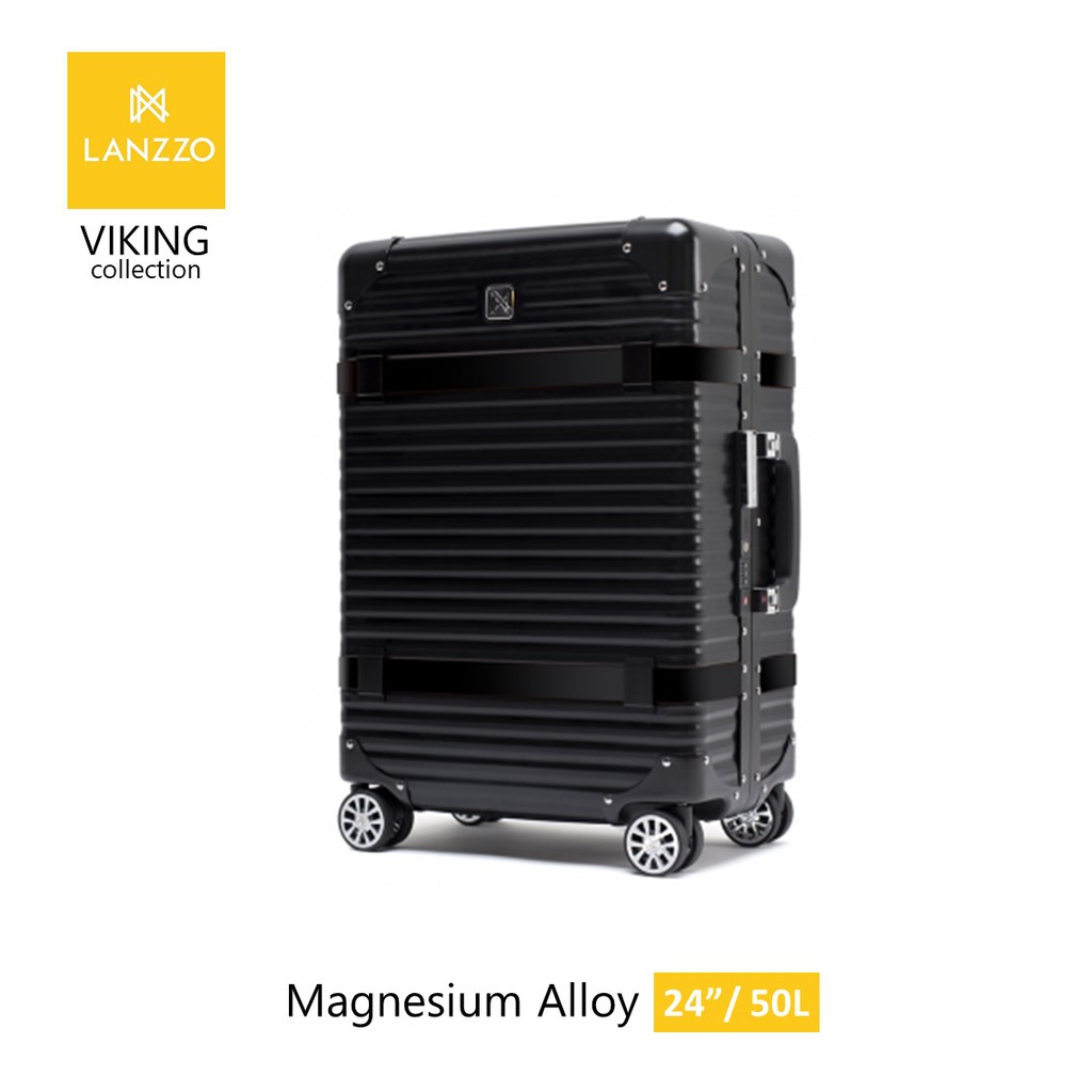 lanzzo aluminum luggage