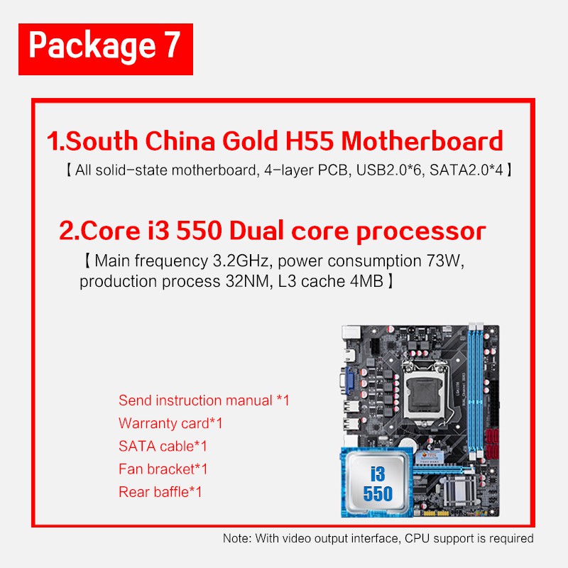 South China Gold Desktop P55 H55 Computer Motherboard Cpu Set 1156 5 B85 Motherboard Desktop 1155 1150 Pin Shopee Singapore