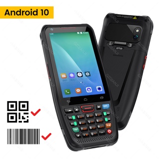 Rugged Handheld PDA Android 10.0 Terminal 1D 2D Scanner Barcode Reader 4G WiFi GPS Warehouse PDA Data Collector Inventory