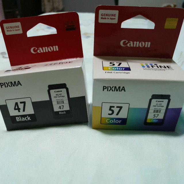 Canon 47 Black 57 Color Ink Cartridge for E480 E410 E400 E460 E417 E470