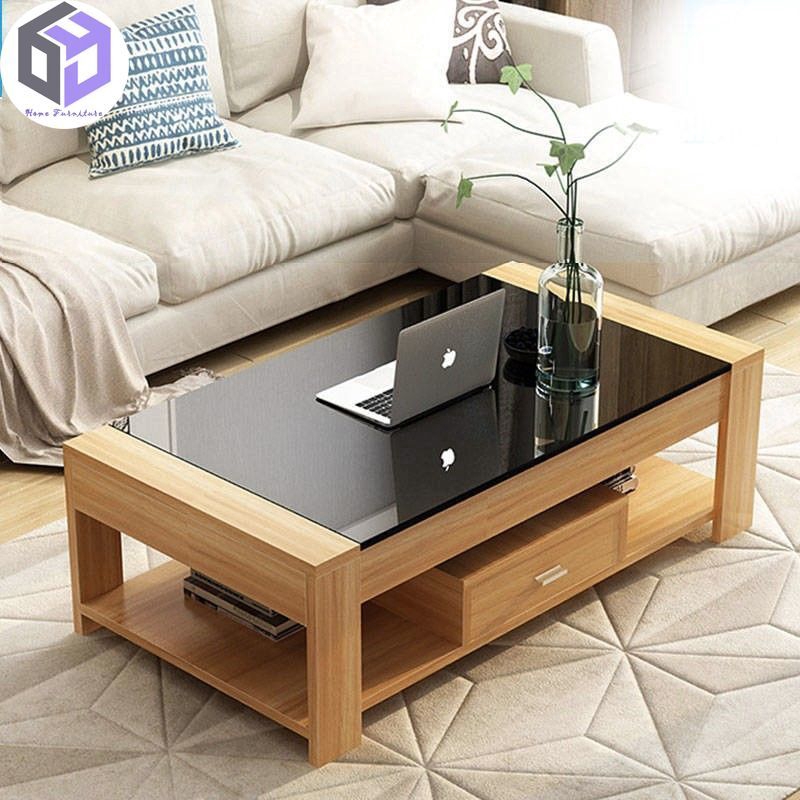 The Coffee Table Simple Modern Tempered Glass Coffee Table Living Room Ikea Small Family Sized Creative Coffee Table Table Shopee Singapore