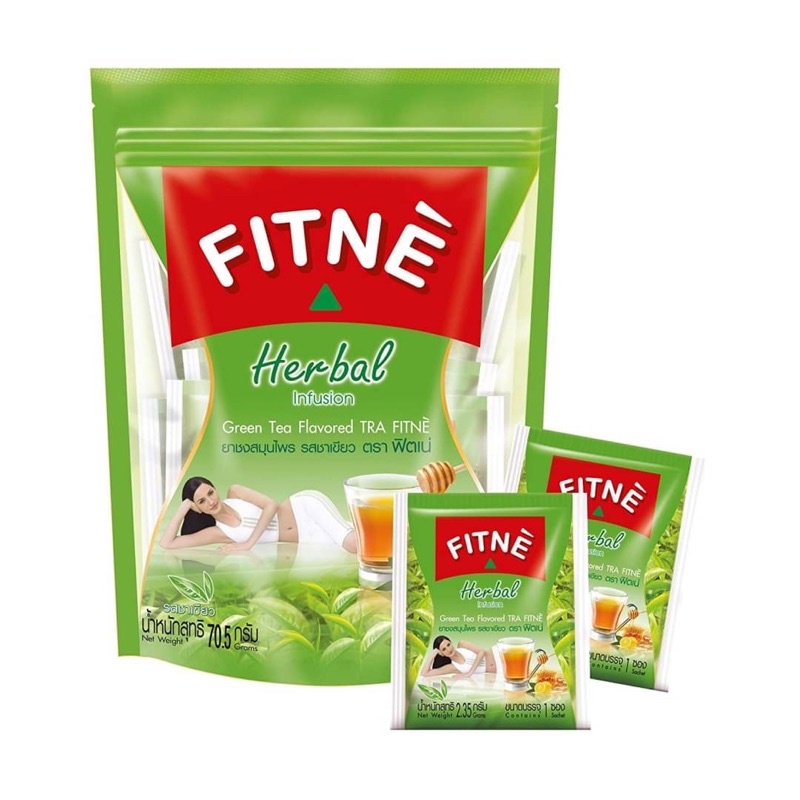 Fitne Herbal Green Tea Flavor (30 Sachets/Bag) | Shopee Singapore