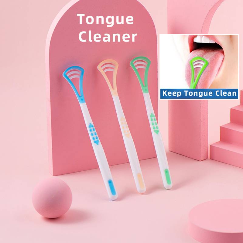 【Ready Stock】1Pcs Tongue Cleaner Tongue Scraper Oral Care Tongue Brush
