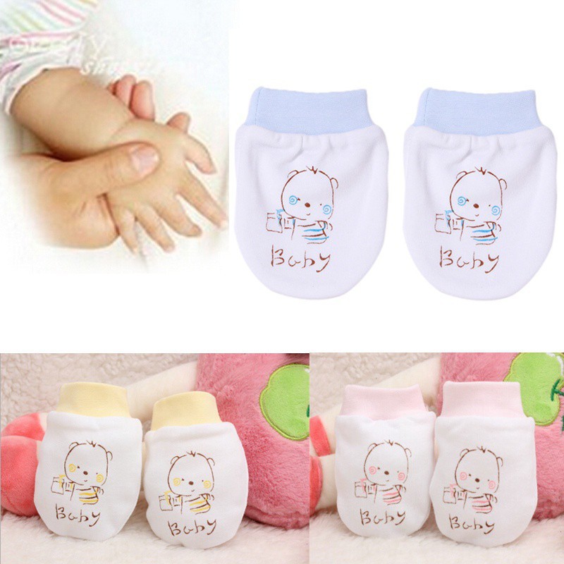 infant scratch mittens