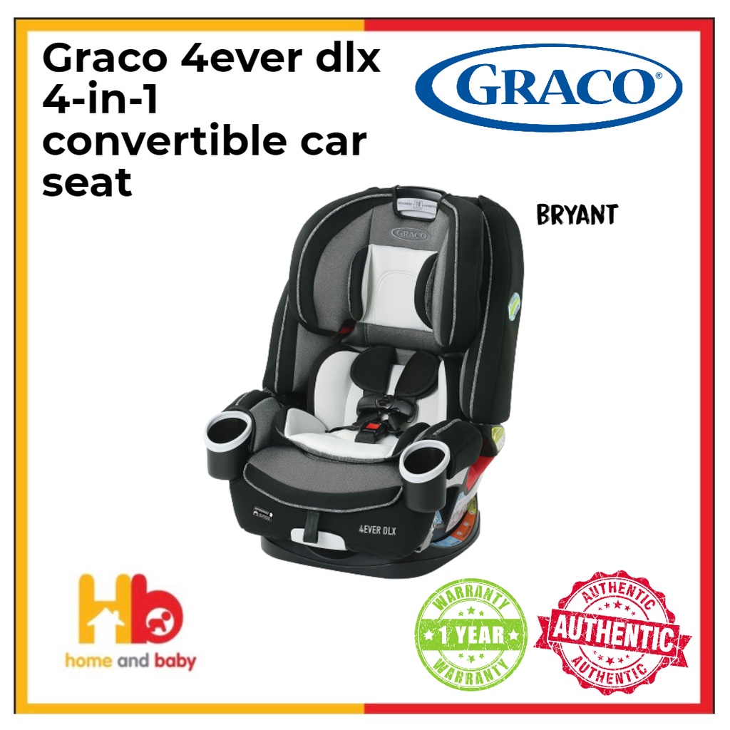 Graco 4ever Dlx 4 In 1 Convertible Car Seat Aurora Bryant Fairmount Shopee Singapore