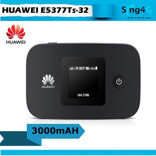 Used Huawei E5377 3000mah 12hr 4g 150mbps Portable Wifi Hotspot Mifi Shopee Singapore